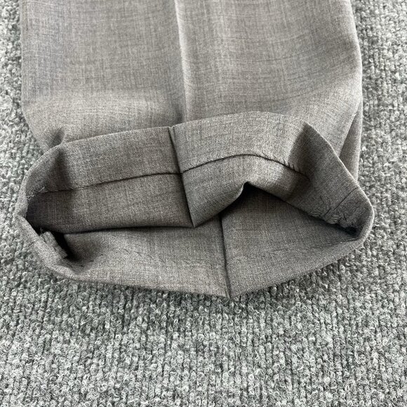 Jos. A. Bank Gray Pleated Dress Pants Men’s Wool Blend Trousers - Picture 8 of 10